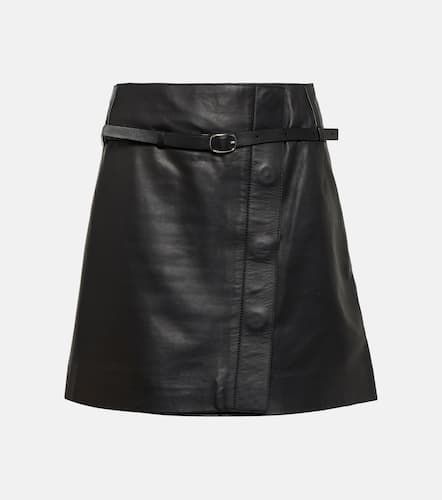 Yves Salomon Wrap leather miniskirt - Yves Salomon - Modalova
