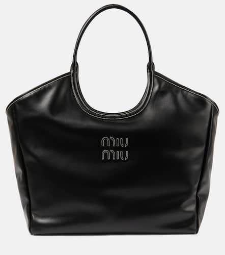 Miu Miu Ivy leather tote bag - Miu Miu - Modalova