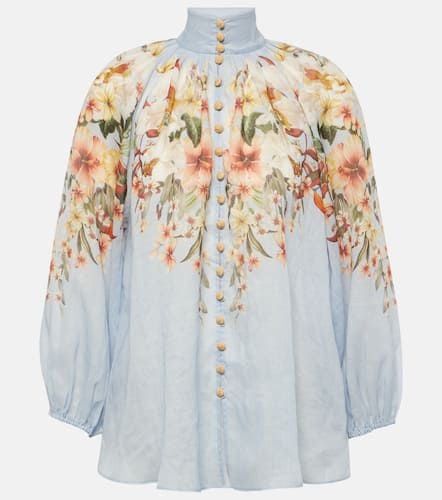 Zimmermann Lexi floral ramie blouse - Zimmermann - Modalova