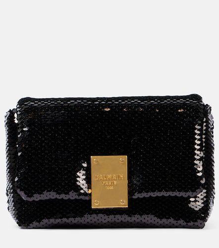 Soft sequined shoulder bag - Balmain - Modalova