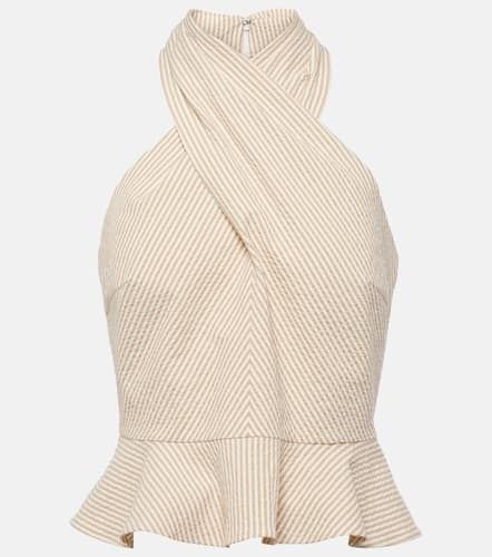 Top Drey rayé en coton - Veronica Beard - Modalova