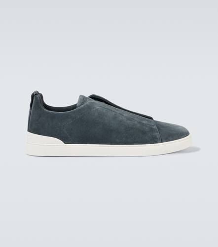 Slip-on Triple Stitch in suede - Zegna - Modalova