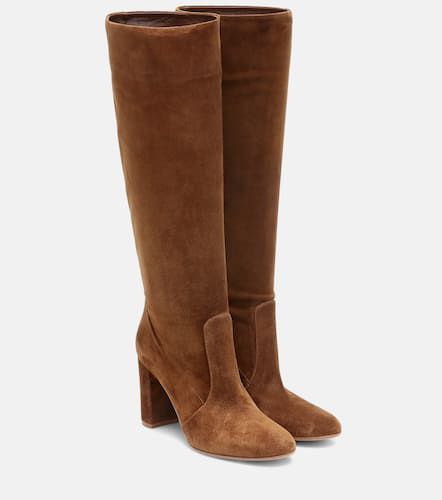 Slouch 85 suede knee-high boots - Gianvito Rossi - Modalova