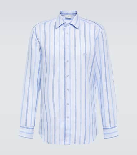 Etro Camisa de lino a rayas - Etro - Modalova