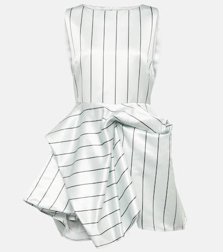 Draped striped minidress - JW Anderson - Modalova