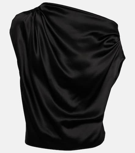 Draped one-shoulder silk top - The Sei - Modalova