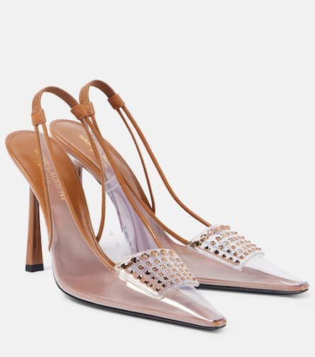 Pumps slingback Jive in PVC con cristalli - Saint Laurent - Modalova