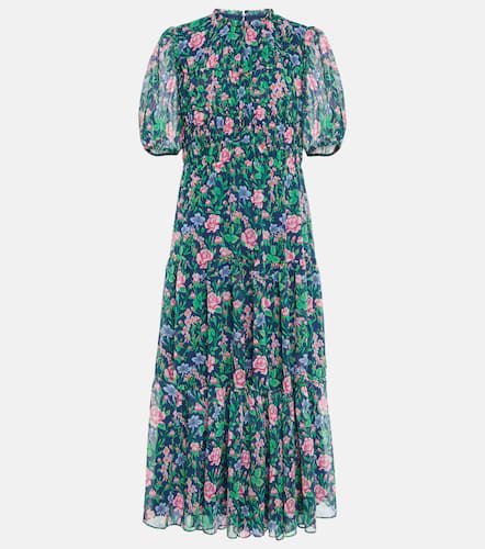 Vestido midi Blossom de chifón floral - Diane von Furstenberg - Modalova