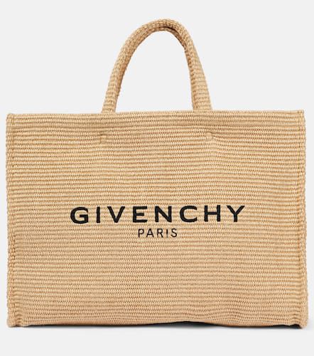 Shopper G-Tote Large effetto rafia - Givenchy - Modalova