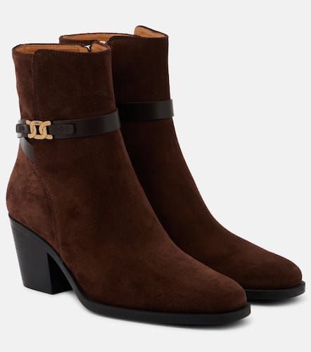 Tod's Ankle Boots aus Veloursleder - Tod's - Modalova