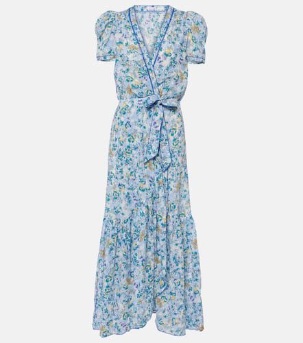 Baba floral puff-sleeve cotton maxi dress - Poupette St Barth - Modalova