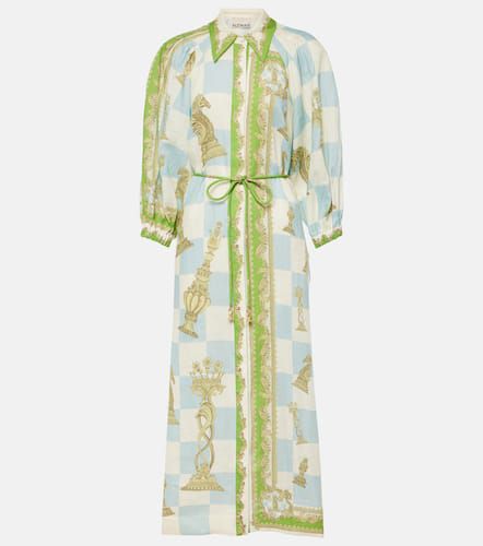 AlÃ©mais Checkmate printed linen shirt dress - Alemais - Modalova