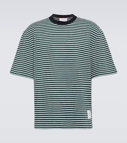 Striped oversized cotton T-shirt - Thom Browne - Modalova