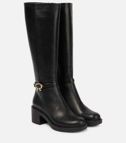 Ribbon Dumont leather knee-high boots - Gianvito Rossi - Modalova