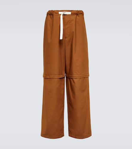 Jil Sander Wide-leg cotton pants - Jil Sander - Modalova