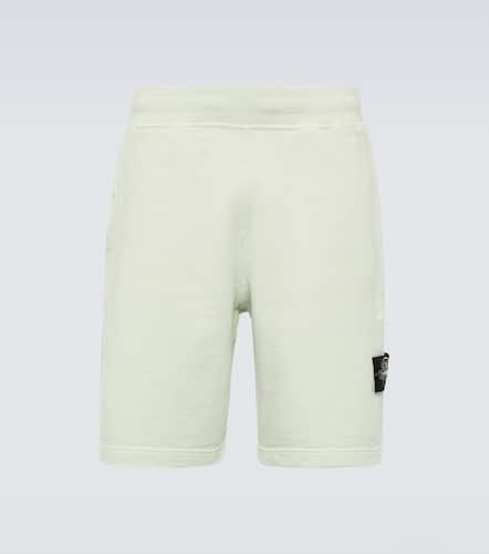 Shorts Tinto Terra in jersey di cotone - Stone Island - Modalova