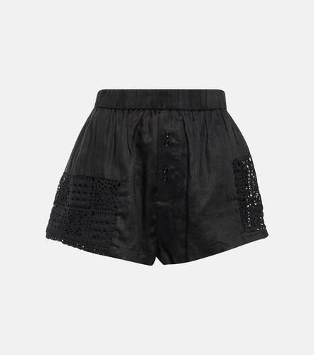 Shorts Rayure patchwork in cotone - SIR - Modalova