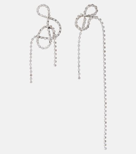 Asymmetrical crystal-embellished earrings - Dries Van Noten - Modalova