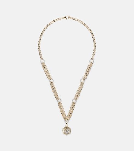 Kt pendant necklace with diamonds - FoundRae - Modalova