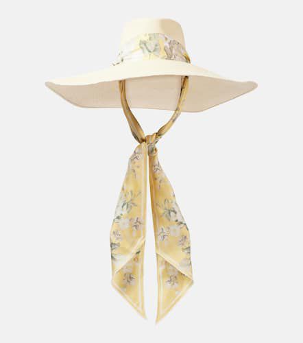 Sombrero de paja Long Brim - Zimmermann - Modalova