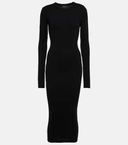 Ribbed-knit wool midi dress - Wardrobe.NYC - Modalova