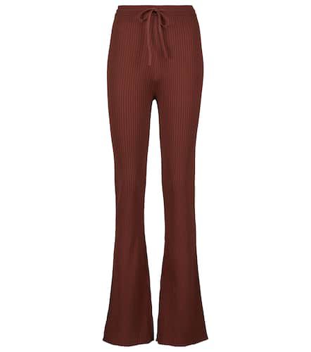 Cornelie ribbed-knit high-rise pants - Nanushka - Modalova