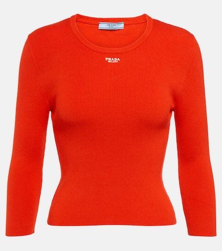 Pullover aus einem Baumwollgemisch - Prada - Modalova