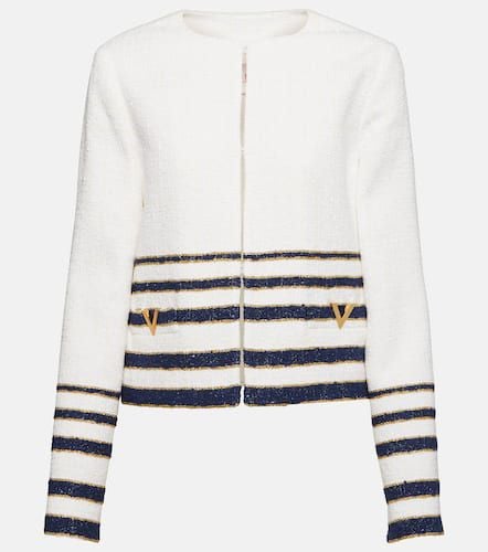 Valentino VLogo striped jacket - Valentino - Modalova