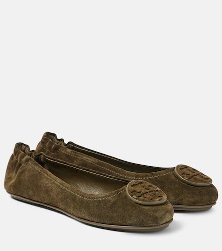 Bailarinas Minnie Travel de ante - Tory Burch - Modalova