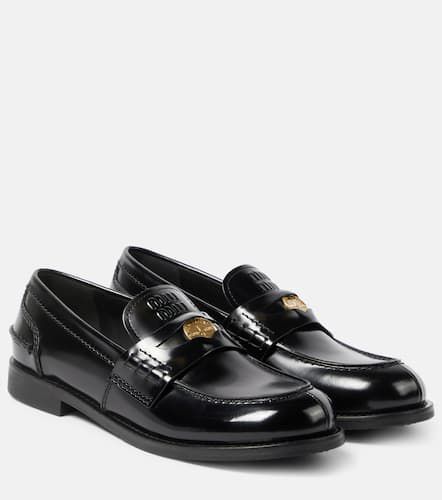 Miu Miu Leather loafers - Miu Miu - Modalova