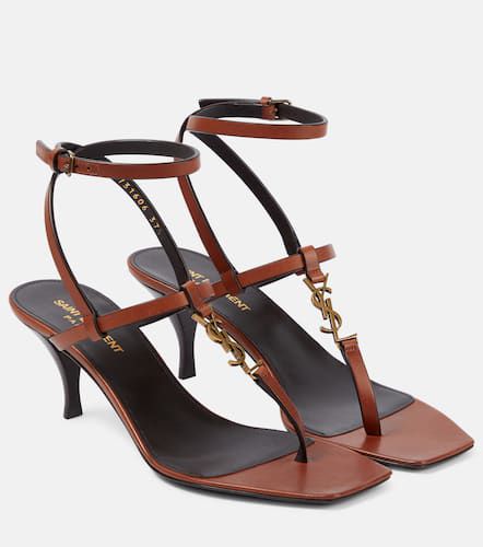 Sandalen Cassandre 60 aus Leder - Saint Laurent - Modalova