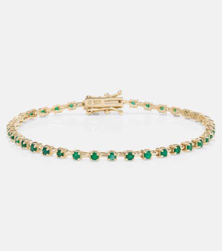 Emerald Ace 14kt tennis bracelet with emeralds - Stone and Strand - Modalova