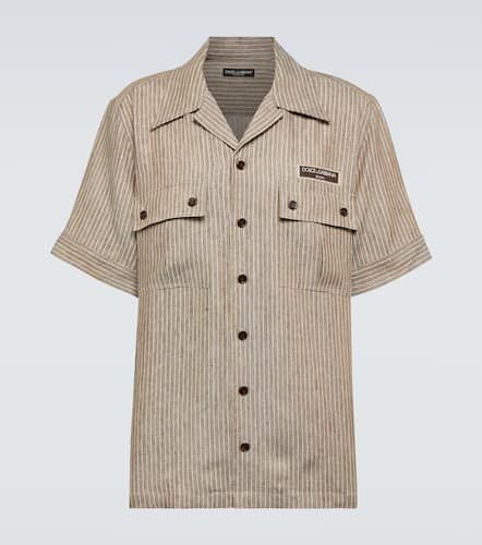 Dolce&Gabbana Striped linen shirt - Dolce&Gabbana - Modalova