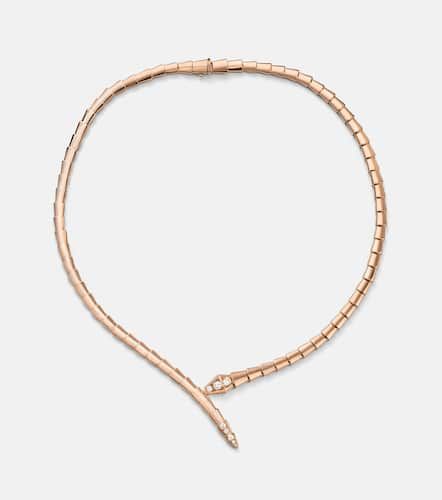 Serpenti Viper 18kt rose necklace with diamonds - Bvlgari - Modalova