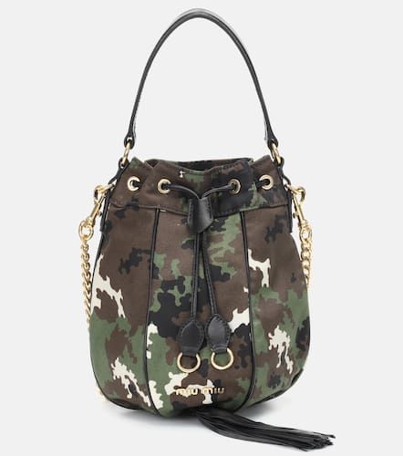 Miu Miu Bolso saco de camuflaje - Miu Miu - Modalova