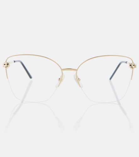 PanthÃ¨re de Cartier oversized glasses - Cartier Eyewear Collection - Modalova
