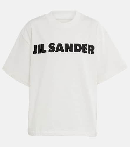 T-shirt in jersey di cotone con logo - Jil Sander - Modalova