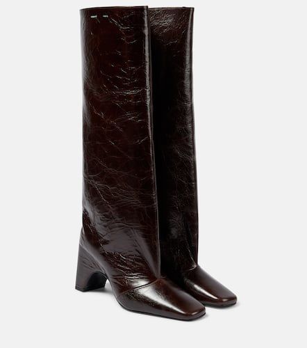 Bridge leather knee-high boots - Coperni - Modalova