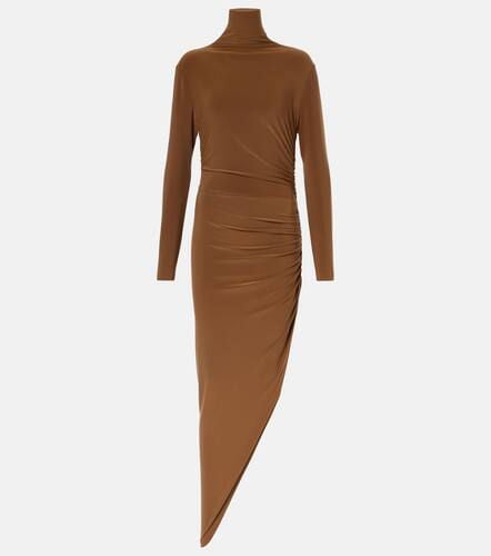 Draped asymmetric midi dress - Norma Kamali - Modalova