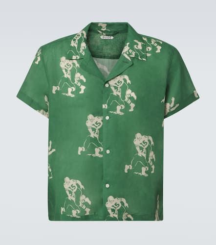 Camisa Football Silhouette de lino - Bode - Modalova