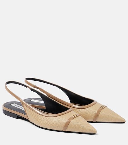 Denim slingback flats - Victoria Beckham - Modalova