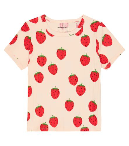 Camiseta Strawberries en mezcla de algodón - Mini Rodini - Modalova