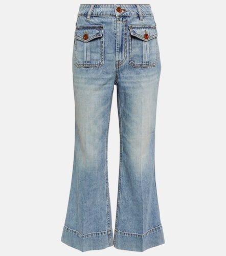 Raie cropped flared jeans - Zimmermann - Modalova