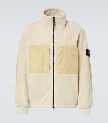 Compass cotton-blend fleece jacket - Stone Island - Modalova