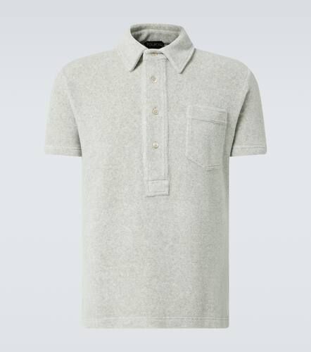 Cotton-blend terry polo shirt - Tom Ford - Modalova