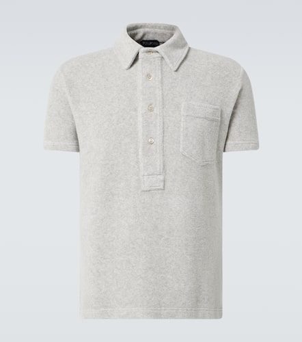 Polo in spugna di misto cotone - Tom Ford - Modalova