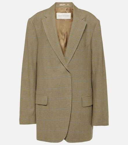 Blazer oversized a cuadros Príncipe de Gales - Dries Van Noten - Modalova