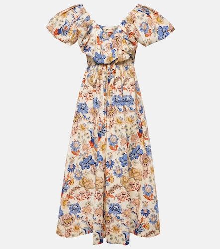 Vestido midi Francesca de popelín de algodón - Ulla Johnson - Modalova