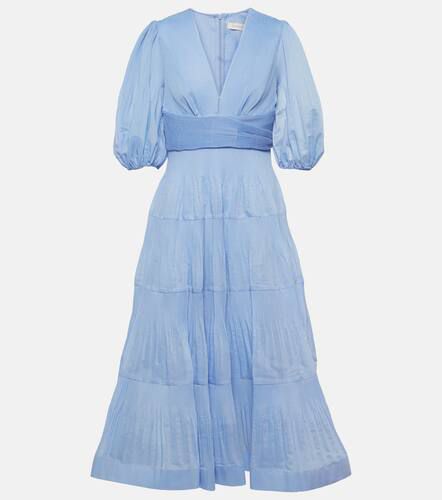 Pleated chiffon midi dress - Zimmermann - Modalova