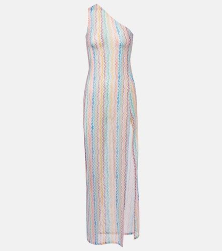 Robe longue asymétrique Zigzag - Missoni - Modalova